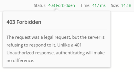 access the weatherforecast controller in Postman tool